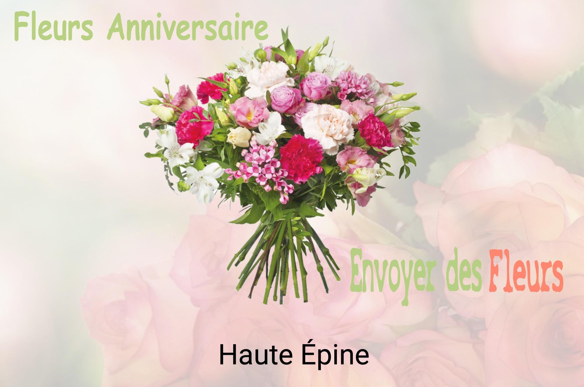 Bouquet de fleurs d’anniversaire livré à Haute-Épine
